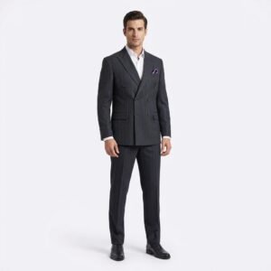 COSTUME DEUX PIÈCES CROISÉS EN LAINE