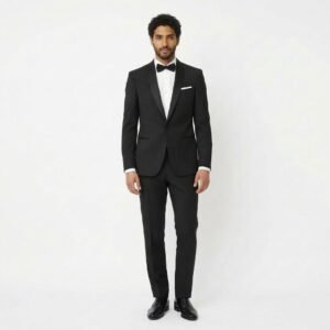 SMOKING DEUX PIÈCES LAINE MÉLANGÉE