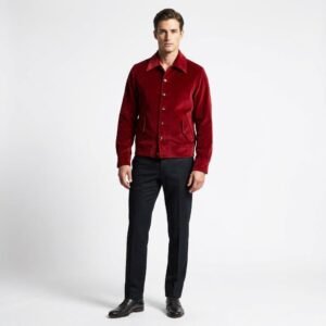 BOMBERS EN VELOUR DE COTON