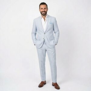 COSTUME EN COTON MÉLANGÉE