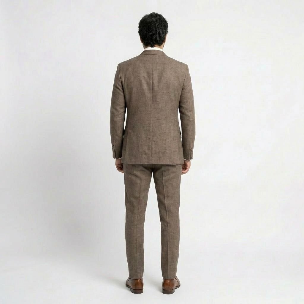 COSTUME EN LAINE MÉLANGÉE