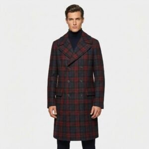 MANTEAU EN LAINE CROISÉ